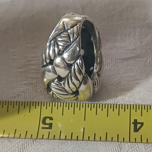 David Yurman Belmont Curb Chain Ring, SS, Size 6 - Picture 15 of 15